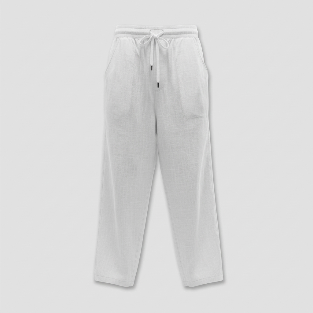MEN’S TROUSERS | RELAXED | DRAWSTRING | LINEN BLEND