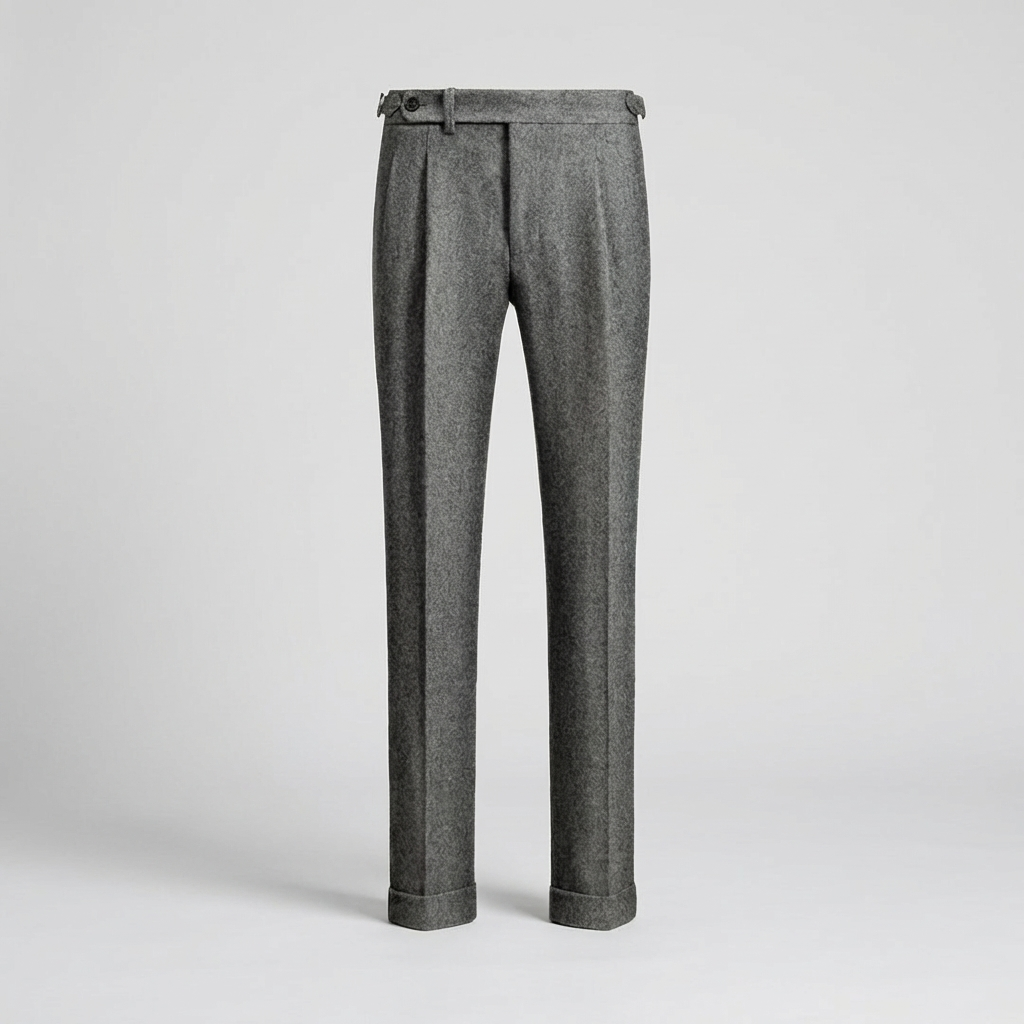 MEN’S TROUSERS | PLEATED | TAILORED FIT | BUTTON-TAB WAIST