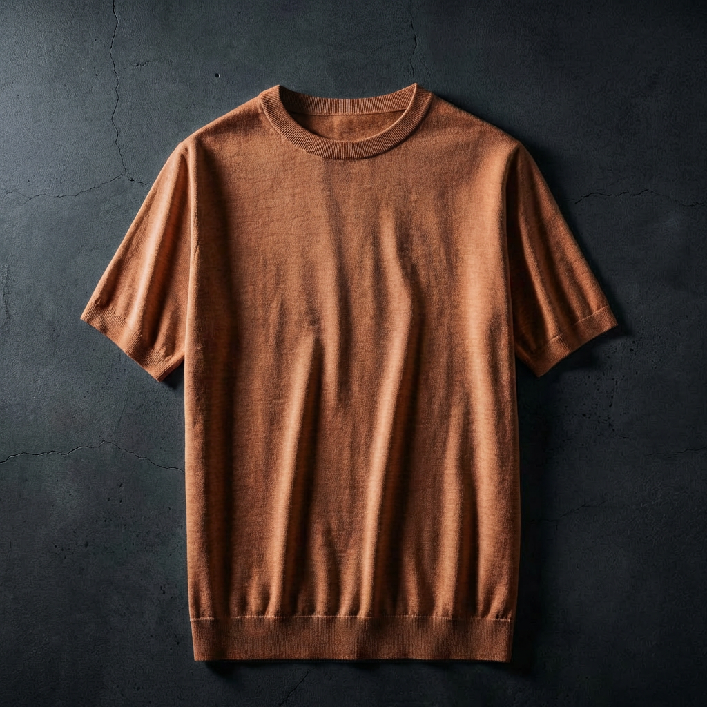MEN’S KNIT POLO | WOOL | SHORT SLEEVE | MICRO-TEXTURE