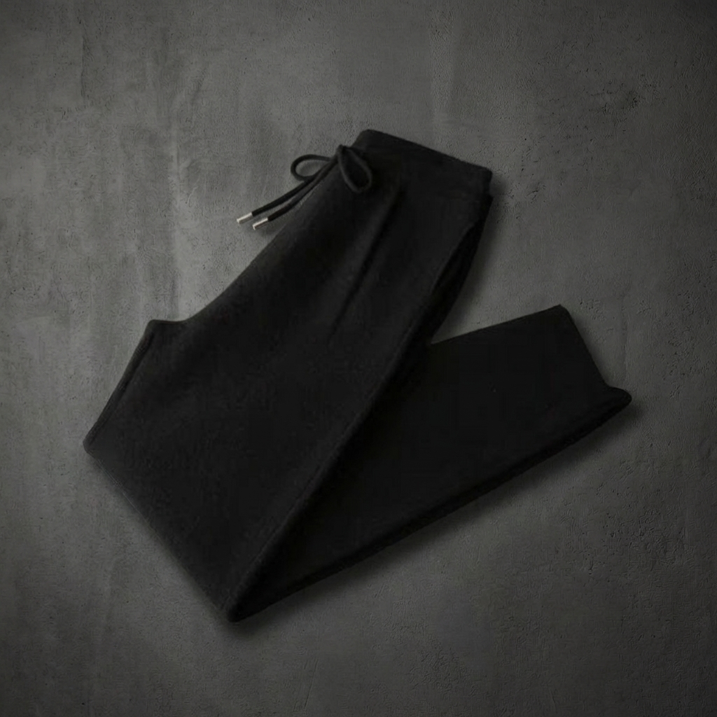 MEN’S TROUSERS | CASHMERE | DRAWSTRING | LEISURE | RELAXED FIT