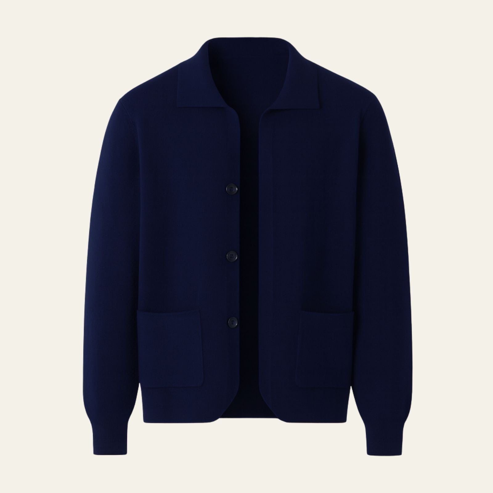 Men’s Merino Wool Overshirt | Button Front