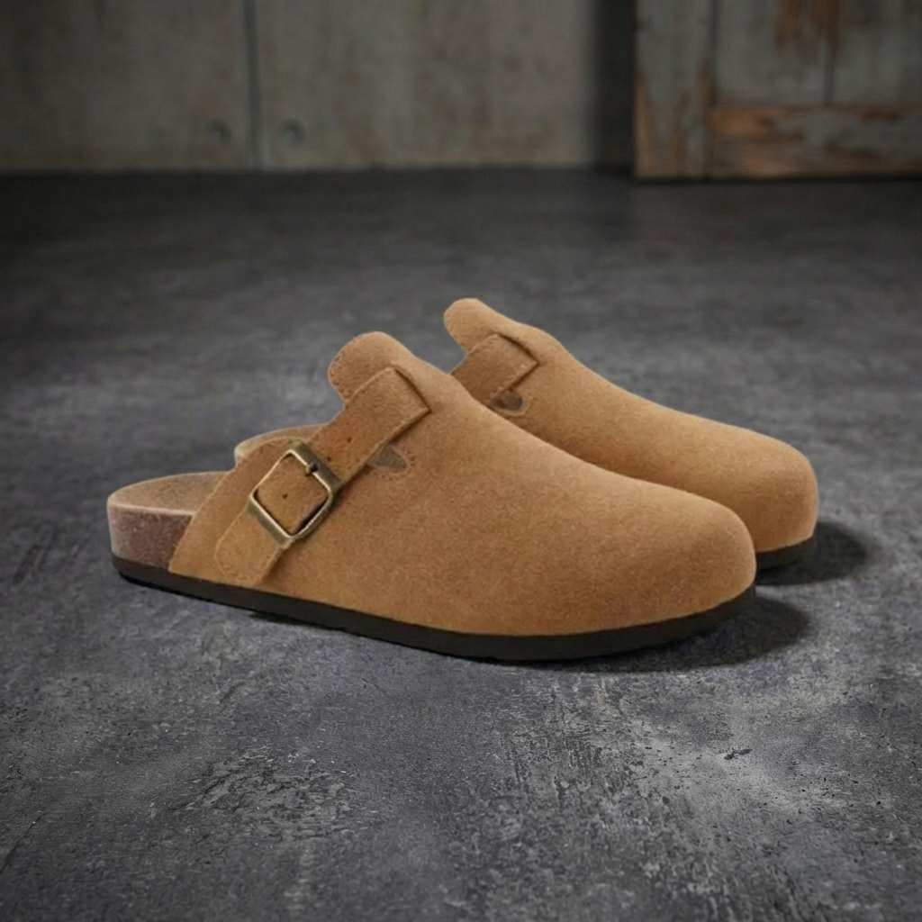 MEN’S CLOGS | SLIP-ON | VEGAN SUEDE | ANKLE