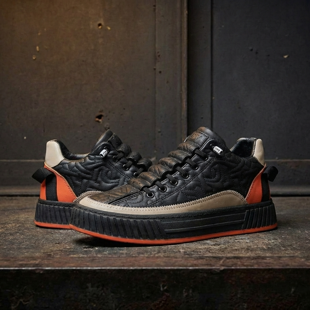 MEN’S SNEAKERS | COURT | QUILTED SYNTHETIC | VEGAN PANELS
